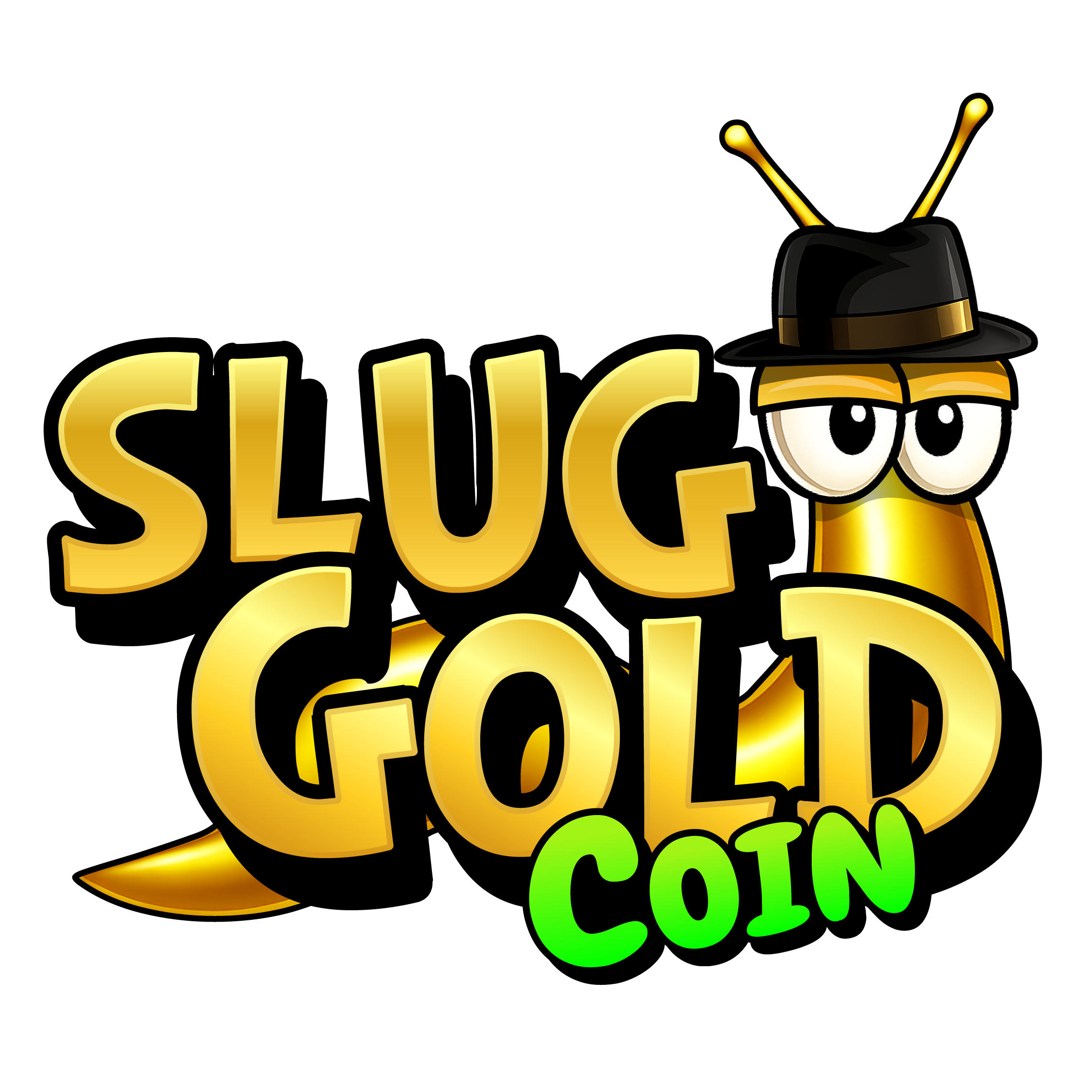 Slug Gold Coin Logo
